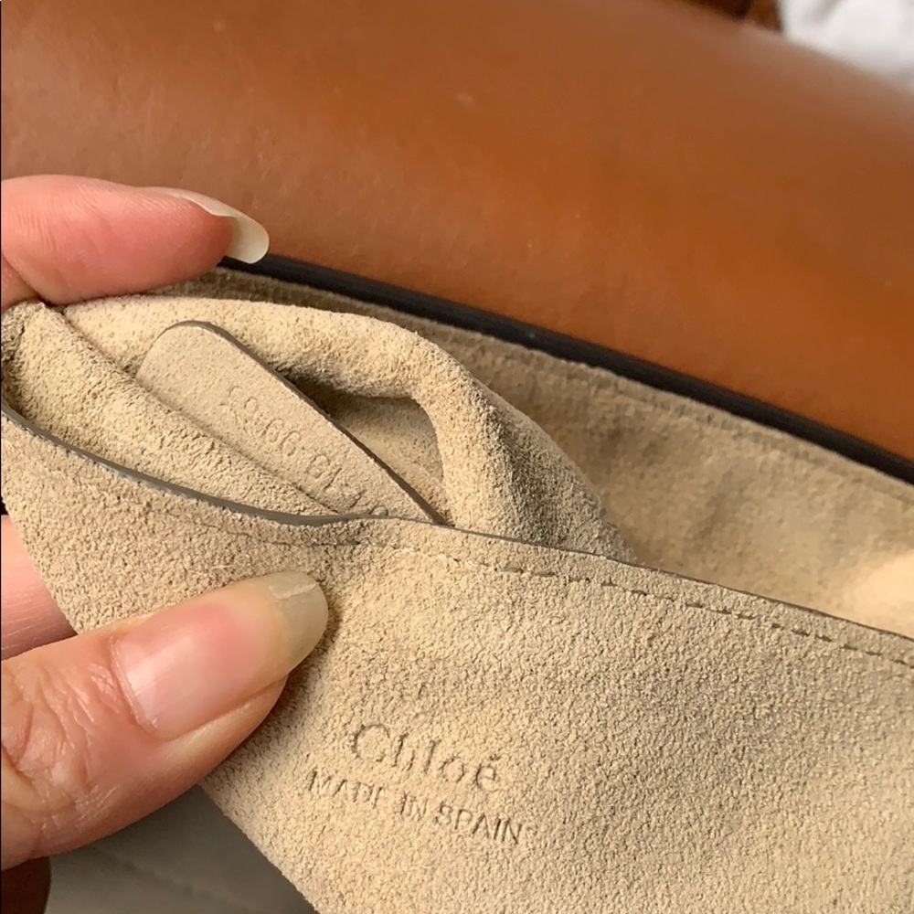 Chloe Small Faye Brown Crossbody Bag - Picture 4 of 6